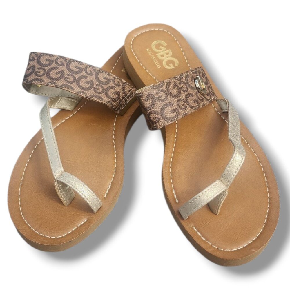 G by Guess Tan Sandals